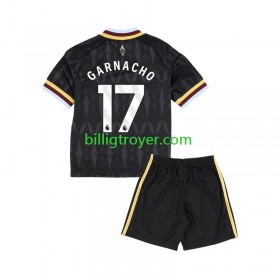 Billige Fotballdrakter Aston Villa Alejandro Garnacho 17 Barn Bortedraktsett 2026/27 Kortermet